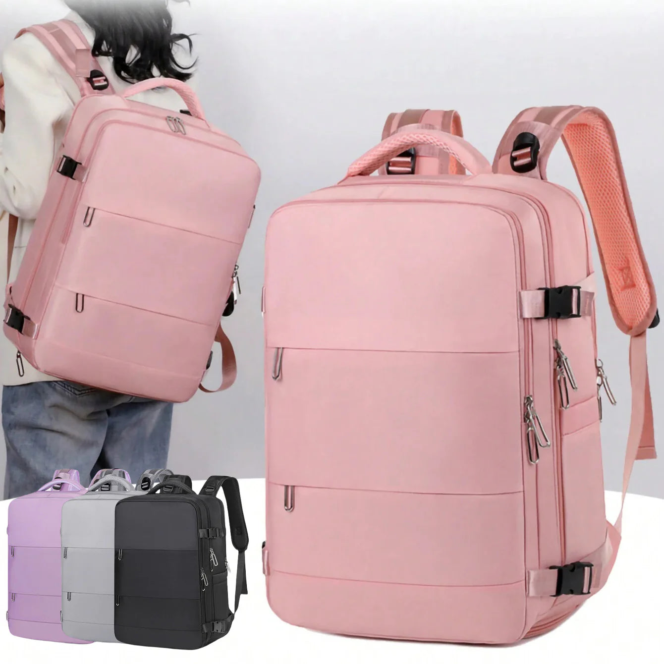 Taygeer Travel Backpack for Women (Carry-on Bag)
