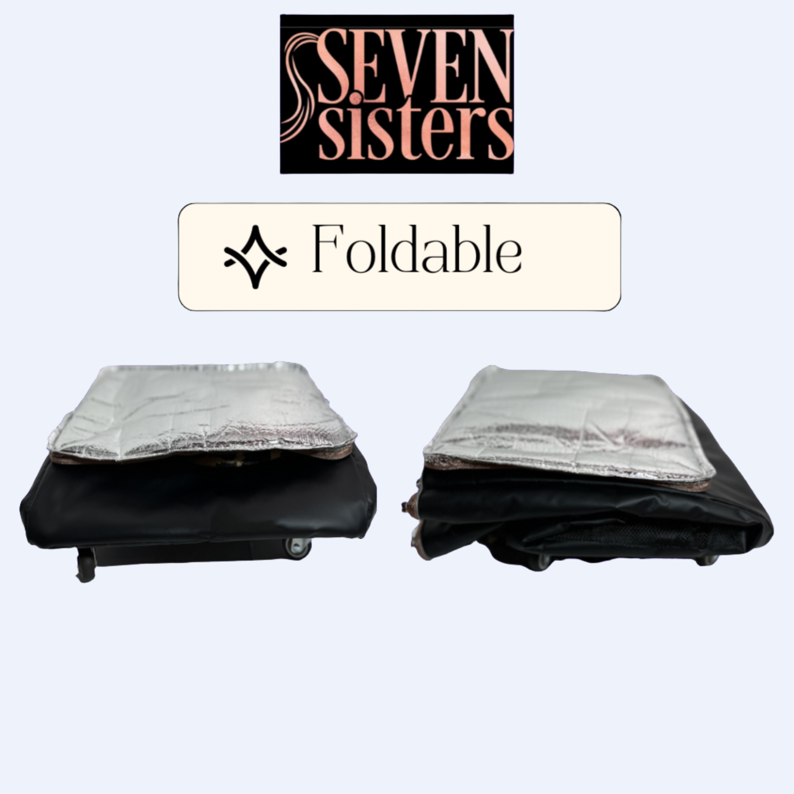 Ellie, the Rolling Tote by Seven Sisters is the ultimate companion for busy women on the go. With its stylish design and convenient wheels, this tote is perfect for shopping, pool days, or any other activity that requires you to be on the move. Stay organized and stylish with Ellie, the Rolling Tote by Seven Sisters.